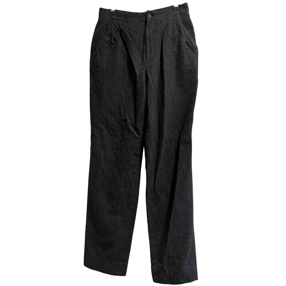 Vintage JG Hook Gray Women's Wool Blend Pants - Size 8